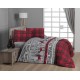 Постільна білизна Байка Фланель євро розмір 200*220 Туреччина клітинка червона