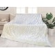 Плед покрывало двухстороннее НОРКА Покрывало на большую кровать евро размер 210*230 см Белый