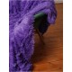 Плед Травка Меховое Покрывало с длинным ворсом евро размер 210*230 см Фиолетовый