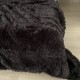 Плед Травка Меховое Покрывало с длинным ворсом евро размер 210*230 см Графит