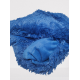 Плед Травка Меховое Покрывало с длинным ворсом евро размер 210*230 см Синий