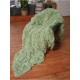 Плед покрывало с длинным ворсом Травка полуторный размер 160*210 см Зеленый
