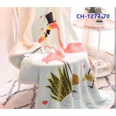 Детский пушистый мягкий плед из искусственной овчины 110*140