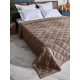 Велюровое покрывало на кровать евро размер Ромб 210*230