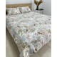 Покрывало с наволочками ХБ стеганное евро размер 200*230 Пальмы