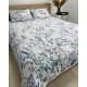 Покрывало с наволочками ХБ стеганное евро размер 200*230 Ирис