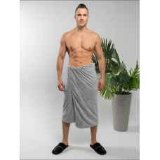 Полотенце для сауны однотонное 100% микрофибра размер 90*170 см