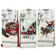 Подарунковий набір рушників Новий рік 40*60 см 2 шт (Льон/Махра)
