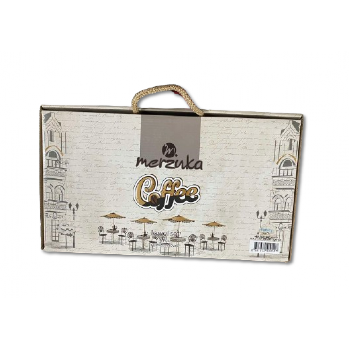 Комплект кухонних рушників 40*60 Махра в упаковці 6 шт Coffee