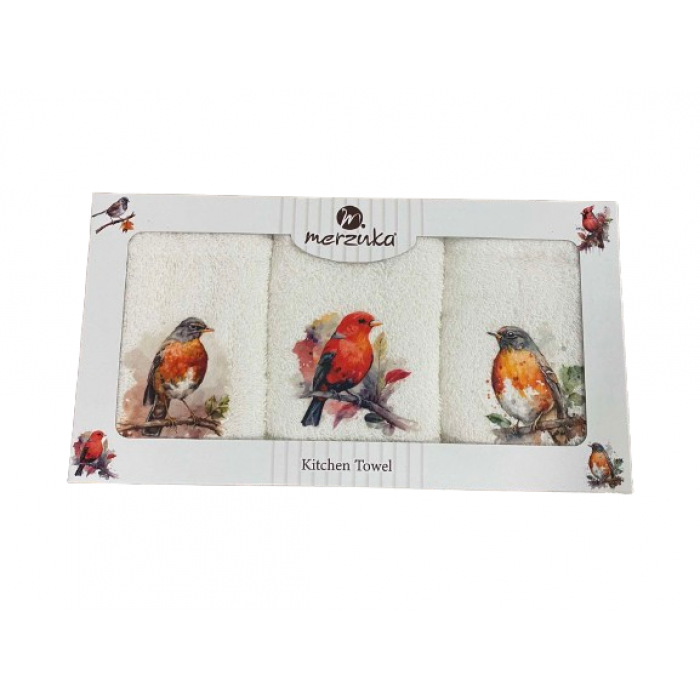 Комплект махрових рушників з принтом Туреччина 3шт розмір 30*50 см