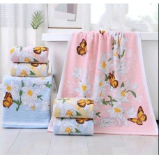 Комплект кухонних рушників 35*70 Велюр-Махра в упаковці 12 шт