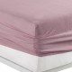 Простынь на резинке Трикотажная Наматрасник 200*220 Розовый